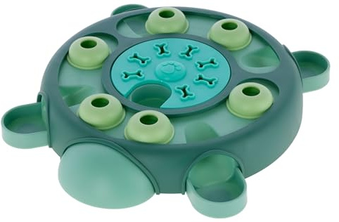 Kerbl Pet Juguete Aprendizaje/Inteligencia Turtle Turquesa, Ø 25 cm