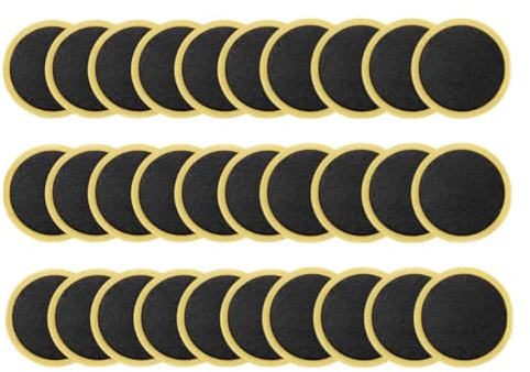 YIBOZI 30 Stück Fahrrad-Innenschlauch-Patches, Flicken, Flacher Reifen, Reparaturflicken ohne Klebstoff, Reparaturflicken für Fahrradreifen