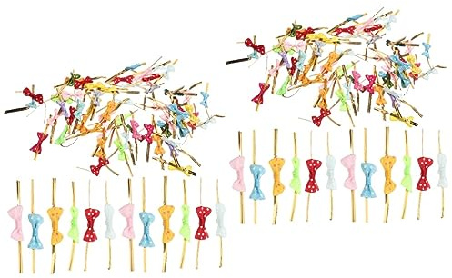 FRCOLOR 200stücke Wiederverwendbare Tie Schleifen Für Geschenktüten Backwarenverpackungen Und Hochzeitsfeiern Bunte Flexible Und Praktische Bindebänder Für Und Treat Bags