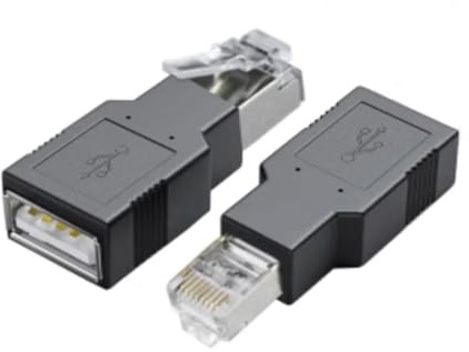 Adaptateur USB vers RJ45 Ethernet USB 2.0 femelle vers RJ45 mâle adaptateur réseau Ethernet pour modem ADSL ordinateur portable utilisation réseau