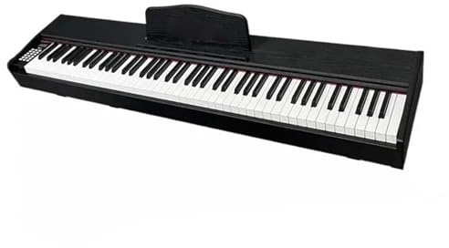 Elektroniskt Piano 88 Tangenters Digitalpiano Elektroniskt Orgel Professionellt Keyboard Musikinstrument(Black)