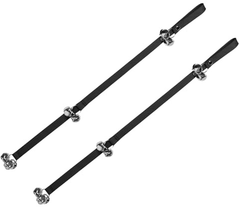 TOYANDONA 2pièces Sonnettes pour Chiens Et Chats Ajustables pour Apprentissage De Propreté Corde Réglable Utilisation Polyvalente
