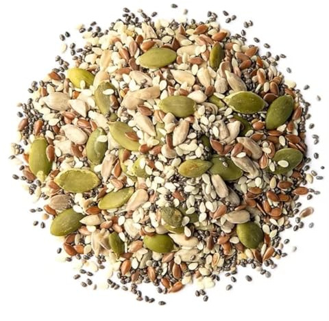 Bongiovanni (Farine e bontà naturali) Mix Di Semi Premium 500g per Pane e Insalate | Semi Misti Ricchi di Fibre e Proteine | Ideale per Snack, Cottura e Condimenti Salutari