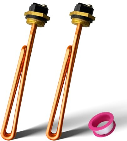 2 Pack HE 55220 Water Heating Element, Electric Tankless Water Heater Element for EcoSmart ECO POU 6 ECO 8 ECO 11,For Rheem Eemax Richmond Electric Water Heaters 5500W