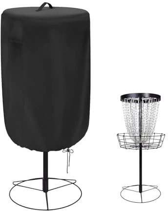 Elnwnnkc Wetterfeste Hülle für Discgolf Zubehör, hergestellt aus hochwertigem Polyestergewebe, 66 cm breit, verstellbare Discgolf Korbtasche