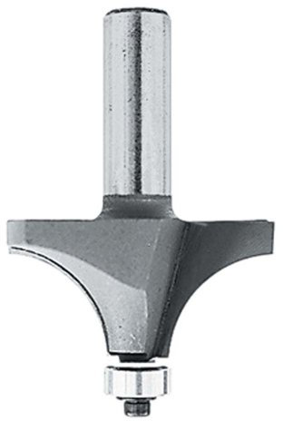 Makita 733120-2A - Punta per fresatrice angolare da 1/4, 2 scanalature da taglio, in carburo con codolo da 1/4