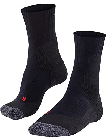 FALKE herr Tennisstrumpor TE2 M So bomull funktionellt material antiblåsning 1 par, Svart Black 3000, 44-45