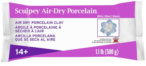 Sculpey Polyform – Air Porzellan Clay, Acryl, Mehrfarbig