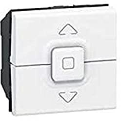 Legrand 077028 Poussoir Mosaic pour 1 ou Plusieurs Volets Roulants, 500W, Blanc