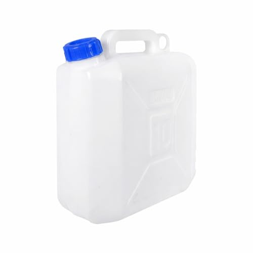 Milestone 10L Portable Water Carrier Jerry Can, Handle & Easy Pour Spout | HDPE Durable Plastic | Easy to Carry | Leak Proof Water Container for Camping & Hiking | 35cm x 28cm x 15cm