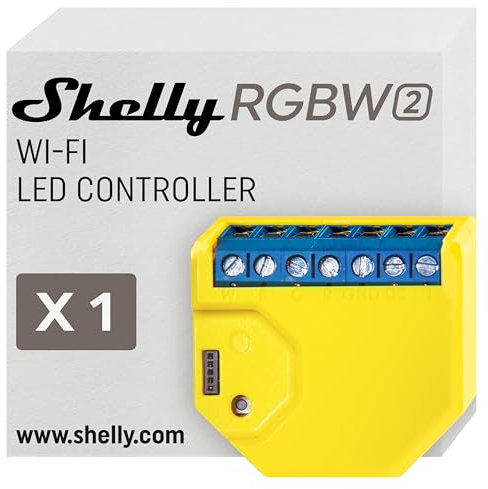 Shelly RGBW2 - WLAN-Steuerung für LED-Strips, etc., Gelb