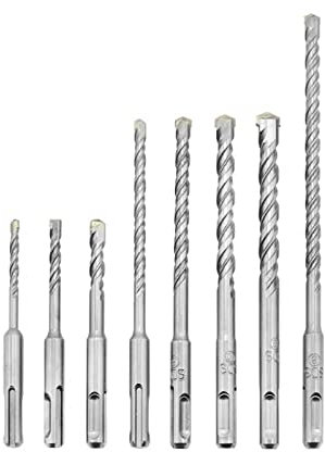 Trapano Bit Punte da trapano per mattoni in cemento armato con punta in metallo duro da 8 pezzi