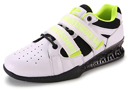 Weightlifting Shoes Mens, Squat Shoes, Powerlifting & Bodybuilding Shoes Fitness Shoes Green