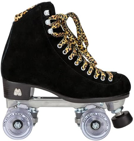 Moxi Quad rullskridskor I Lolly Set I Beach I Jungle I Bunny I storlek 31–45 I barn I flicka I dam I Disco I Roller I Classic (Panther, US 8/EU 39–40)