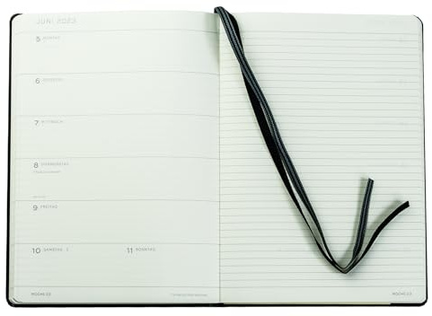 DELMON VARONE - Ersatz Kalender-Buch für das Kalender Jahr 2027 DIN A5 mit 1 Woche 1 Seite - Format: 148 x 210 mm