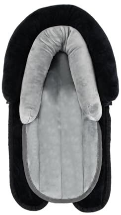 Inserto para Asiento de Coche para Bebé, Cojín para Cochecito de Bebé, Colchoneta Silla Paseo, Reductor Universal para Silla de Coche y de Paseo, Ideal para Todas las Estaciones