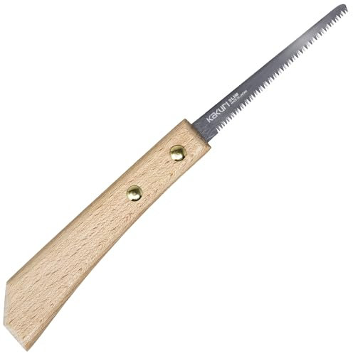 KAKURI Mini Keyhole Saw 3, Compact Craft Hand Saw for Woodworking