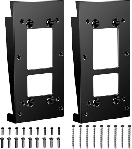 MotiMind 2 Pcs Doorbell Vinyl Siding Mount Compatible with Ring Video Doorbell 2020, Video Doorbell 1st Gen 2, 3, 3plus, 4, Battery Doorbell Plus, Battery Doorbell Pro, 4 Standard Vinyl Siding Only