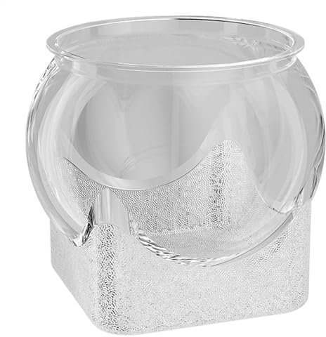 Rundes Fischglas – sturzfestes Aquarium, transparentes Fisch-Aquarium, geeignet für Betta-Fischschildkröten, Heimdekoration, Blumenvase, Tafelaufsatz