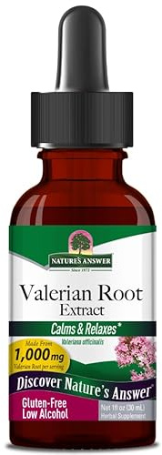 Natural's Answer VAl Extract 1000mg, Gluten-Free, Organic Alcohol, 30 ml