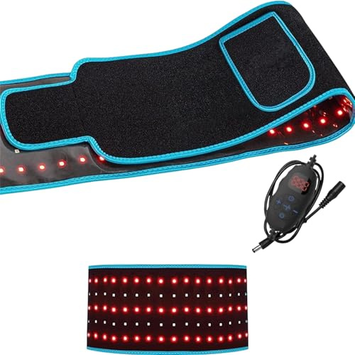 Dalawi LumiBelt – Fettverbrennung & Schmerzlinderung Verstellbarer Rotlichttherapie Massagegürtel zur Gewichtsreduktion für Bauch, Rücken und Schultern Ideal für Männer und Frauen