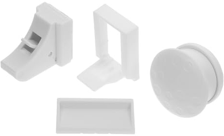 GARVALON Cerradura Magnética de Seguridad para Cajones y Armarios, Autoadhesiva sin Taladro, 1 Unidad 1 Llave, Protección Infantil para Gabinetes y Puertas, Cierre Seguro para Bebés