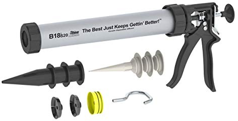 Albion Engineering Company B18S20 B-Line Manual Drive Sausage Caulking Gun, 20 oz, 18:1 Drive