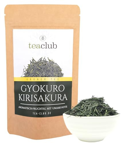 Gyokuro Kirisakura 100 g Grönt te från Japan, smakrikt och fruktigt med fin sötma och umami, japanskt grönt te i lösvikt premiumkvalitet, Grönt te TeaClub