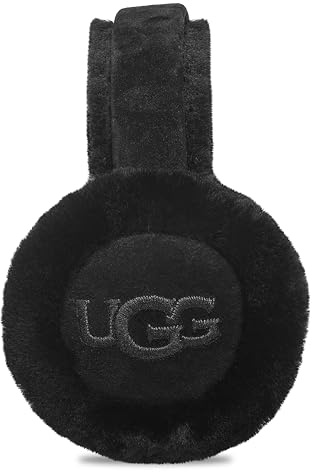 Ugg Sheepskin Embroidery 20955-BLK, Womens earmuffs, black, One size EU