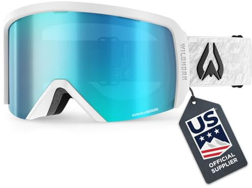 Wildhorn Cristo Ski Goggles Men Women 100% UV Anti-Fog OTG Snowboard Goggles- US Ski Team Official Supplier- Snow Goggles