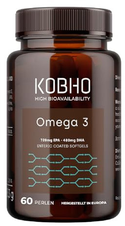 Omega-3 de Alta Absorción – 60 Cápsulas con EPA y DHA en Forma rTG - Sin Regusto a Pescado - Certificado IFOS - Fabricado en España