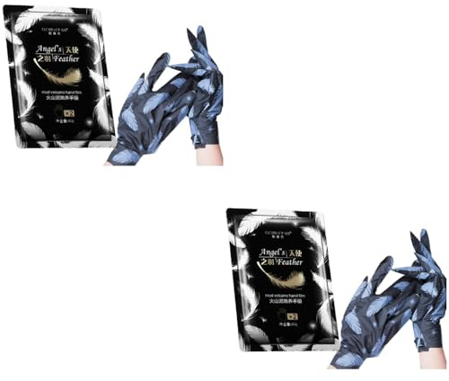 FRCOLOR Guantes Hidratantes 2 Pares Guantes Mascara Guantillas Mma Máscara De Peeling De Manos Máscara De Mano Pequeño Crema Guantes Suavizantes