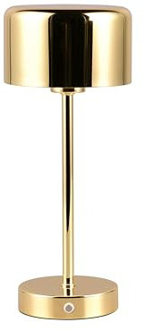 Reality Leuchten R59151103 Jeff R59151103 - Lámpara LED de mesa (1,5 W, 4 toques, metal y latón pulido)