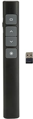 Presentazione Clicker Chip RF 2.4G Pulsanti in Silicone ABS Plug and Play Portatile Telecomando per Presentatore Wireless per Ufficio