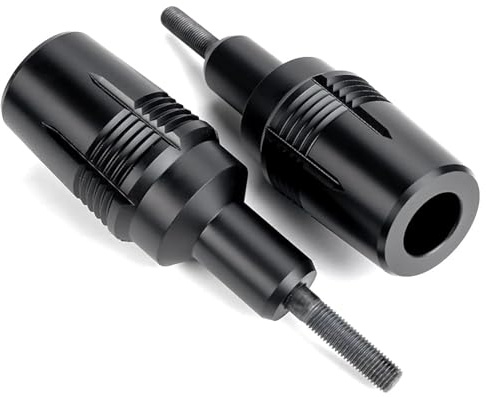 Motorrad Sturzpads für Suzuki GSX S750 GSX S1000 GSXS 750 1000 GSX-S 1000 GT GSX-S1000GT GSR 750 600 400 Zubehör Rahmenschutz Fallschutz Sturzschutz Crashpads Protektoren (Schwarz)