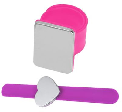 CORHAD 2stücke Silikon-handgelenkband Mit Magnet Für Stifthalter Magnetarmband Geeignet Für Salon-nähen Und Handarbeiten