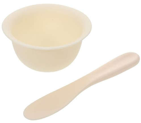 BESTYASH Silikon Maskenschalen Set Mit Applikator 2 Stück 3.94 Zoll Diy Gesichtsmasken Schüssel Leicht Zu Reinigen Wiederverwendbar Für Heim- Und Reisegebrauch