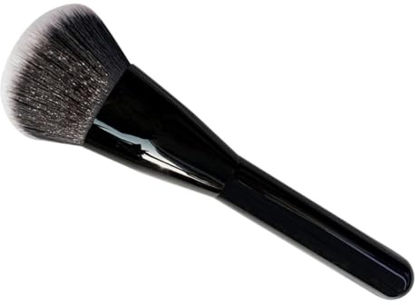 Vaguelly Pennello Fondotinta Sottile Small Makeup Brush per Blush e Polvere Setole Densamente Compatte per Applicazione Uniforme Design Unico per Miscelazione e Portatile per Viaggi