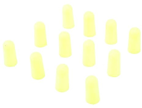 ZJchao 12pcs Foam Earplugs, Yellow Soundproof Effective 36dB Noise Reduction Soft Foam Ear Plugs for Sleeping, Snoring