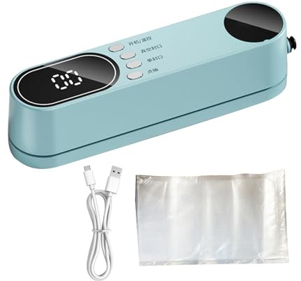 Mini Machine À Sceller Sous Vide,Sceleur Portable Sans Fil Pour Sacs Alimentaires,Machine à Souder Sous Vide Performante - Pour Maison, Dortoir, Hôtel, Appartement, Entreprises, Location,