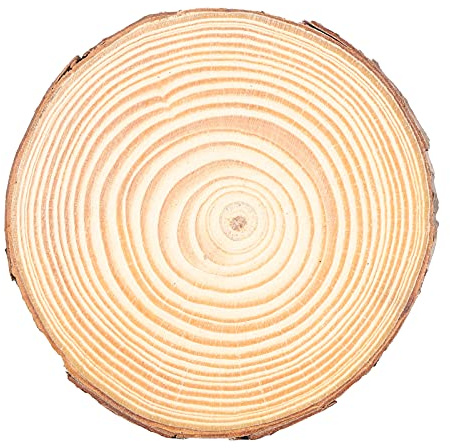Jeanoko Lastre Rotonde di qualità in Legno di Pino per Pittura e Artigianato, varietà di Dimensioni, Adatte per Colori Acrilici e Ad Olio, Ideali per Decorazioni Pasquali e Natalizie (3 dimensioni