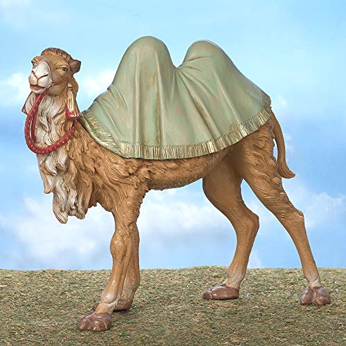 Fontanini by Roman Inc., Standing Camel, 12 Collection, Nativity Figure and Accessories, Hand Sculpted and Painted