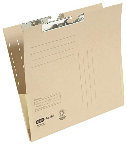 Elba Pendeltasche, A4, seitlich geschlossen, Recycling, naturbraun, 50 Stück