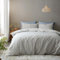 Pineapple Elephant Zanzibar Woven Stripe King Duvet Cover Set with Pillowcases Blue