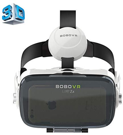 JJTTW AYSMG Xiaozhai BOBOVR Z4 VR BOX - Gafas de realidad virtual 3D universales con auriculares para smartphones de 3,5 a 6 pulgadas (blanco + negro)