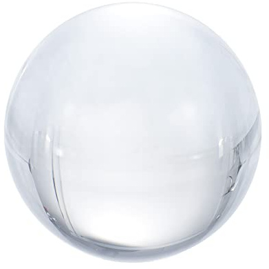 PATIKIL 40mm/1.6 Cristallo Sfera, K9 Cristallo Sfera Decorativo Sfera con Confezione regalo Scatola per Fotografia Ufficio Decorazione, Chiaro