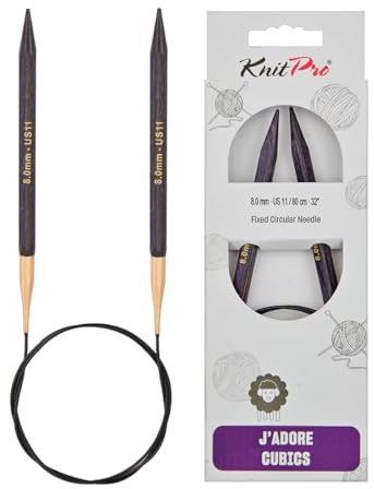 KnitPro J’adore Cubics Rundstricknadeln 24 (60cm) | 8mm