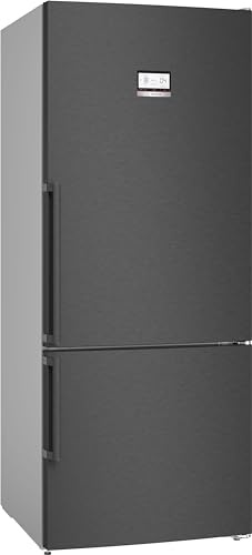 Bosch KGN76AXDR EEK: D Stand Kühl- Gefrierkombination, 75cm breit, 526L, VitaFresh XXL, NoFrost, LED Beleuchtung, Super-Kühlen, Schwarz