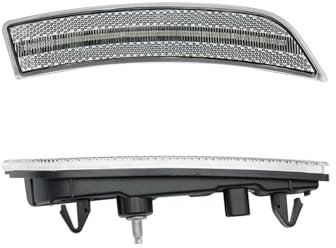 Euro Smoked Bumper Fender Flare LED-Seitenmarkierungsleuchte, kompatibel mit Subaru BRZ ZD8, kompatibel mit Toyota GR86 ZN8 2022+, Blinkerlampen (Color : Clear Lens)