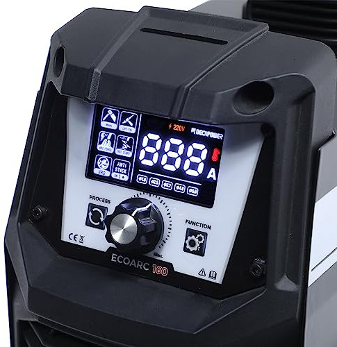Decapower Poste à Souder Soudeuse à l'arc Inverter MMA Soudage électriques Soudure Portable (ECOARC-160)